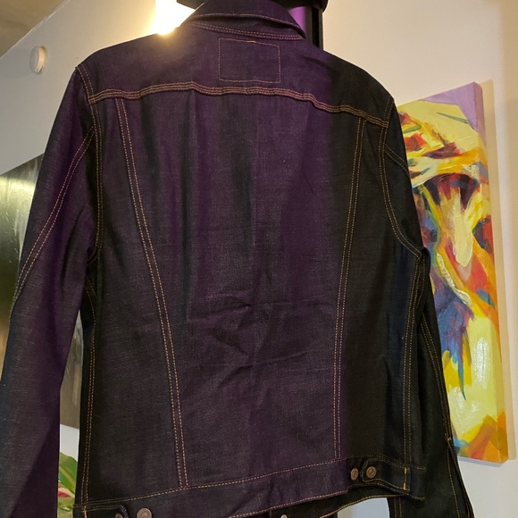 Men's 7 For All Mankind Denim Trucker Jacket- M - Picture 2 of 8